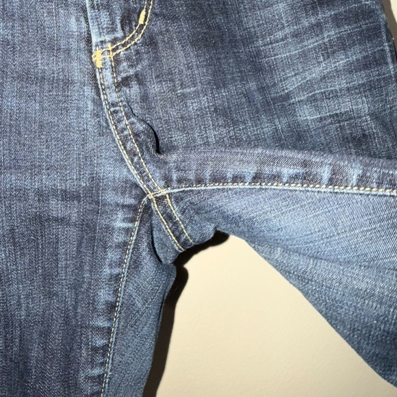 COH Womens 28 Dark Wash Ava Low Rise Straight Leg Stretch Full Length Jeans G2 - Picture 3 of 6